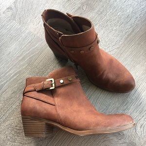 Brown ankle boots